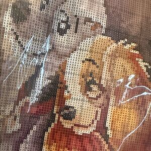 Disney Lady and the Tramp Dog-Themed Cross Stitch Kit NEW